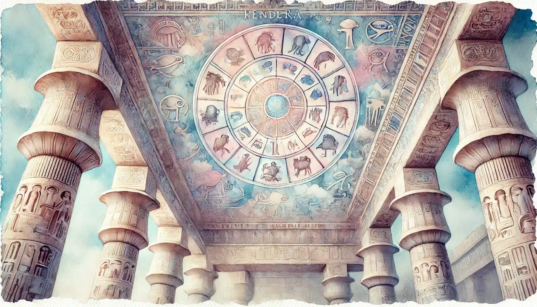 O zodíaco de Dendera