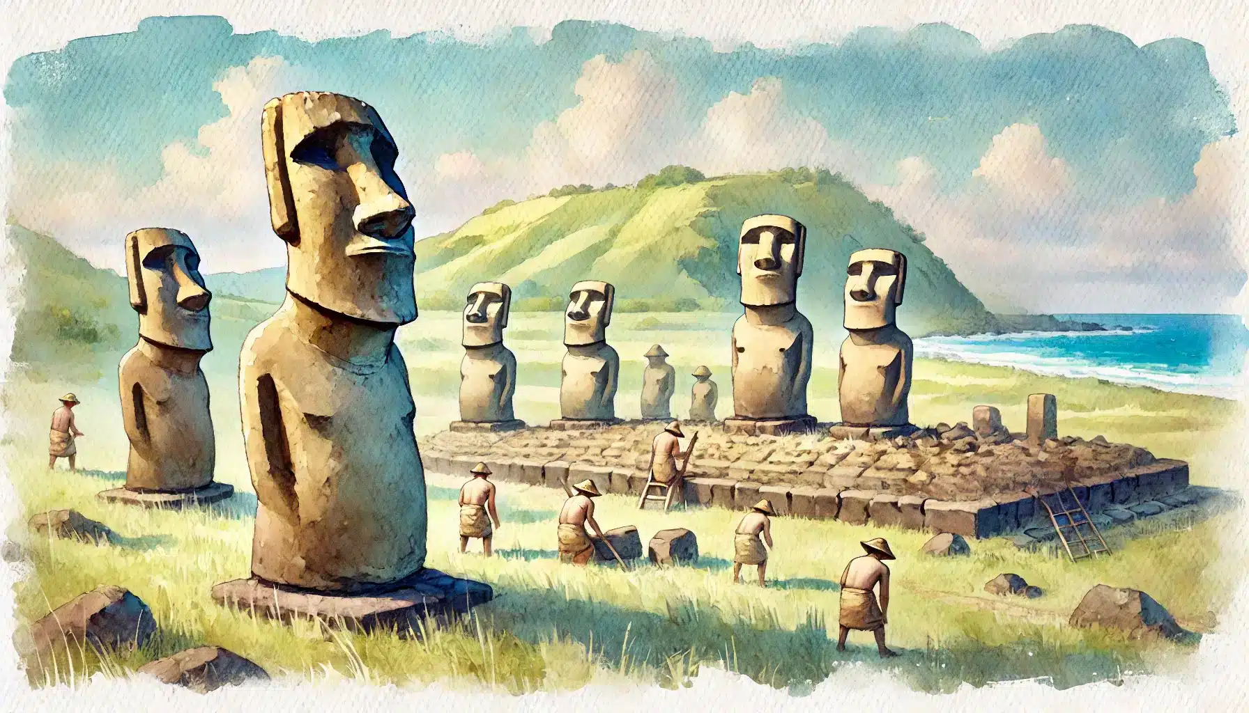 O enigma dos Moais da Ilha de Páscoa
