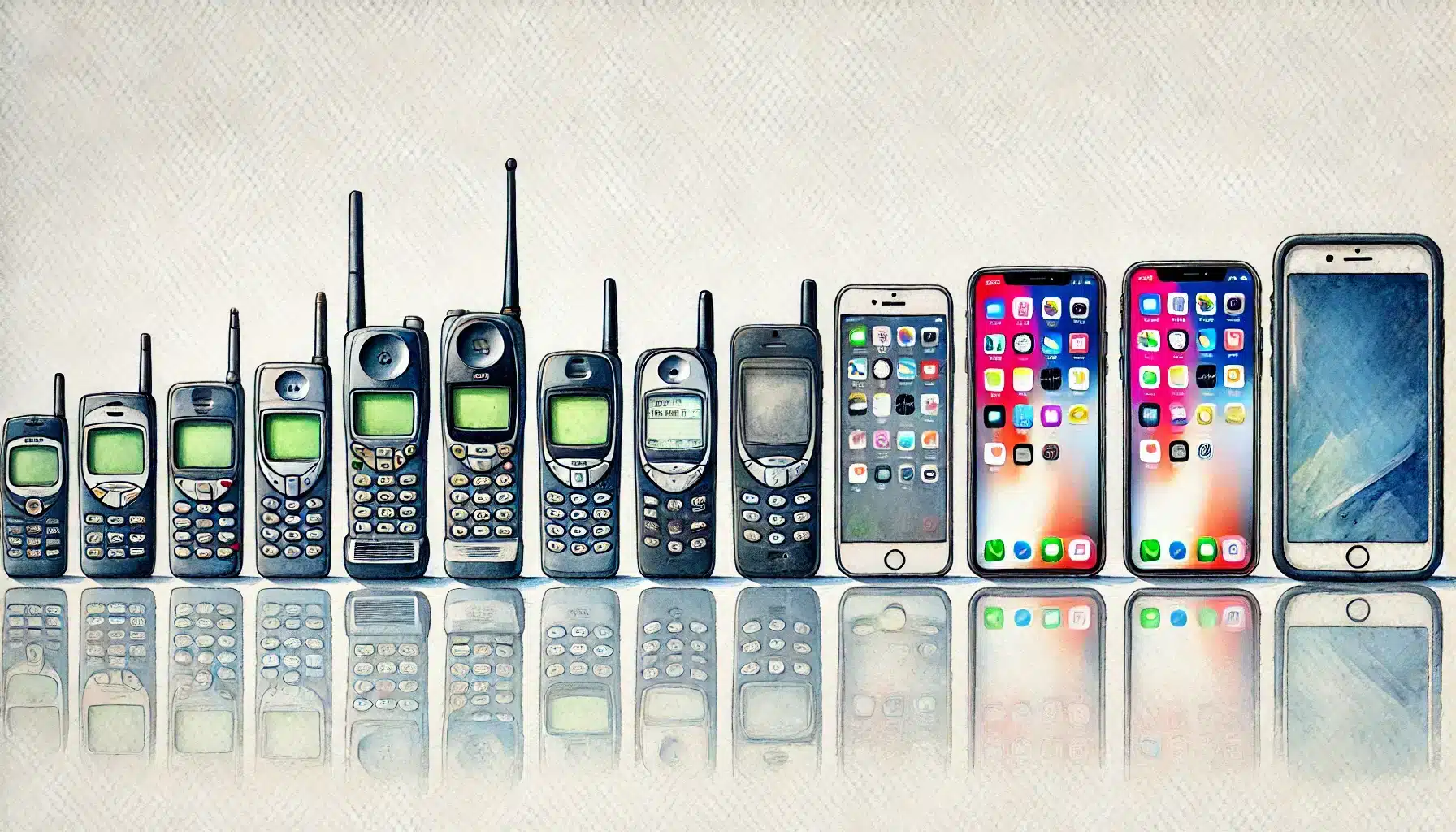 O surgimento dos smartphones