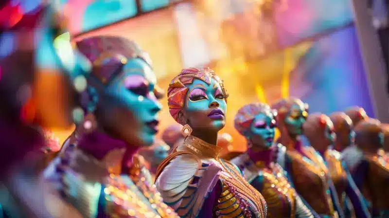 A explosão de cores no festival de Holi