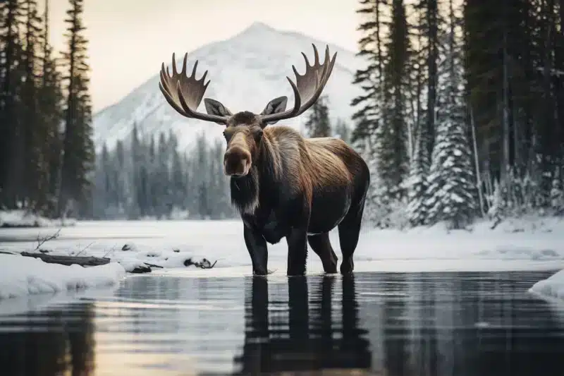 Animais típicos da floresta boreal