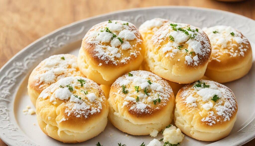 Consistência do pão de queijo