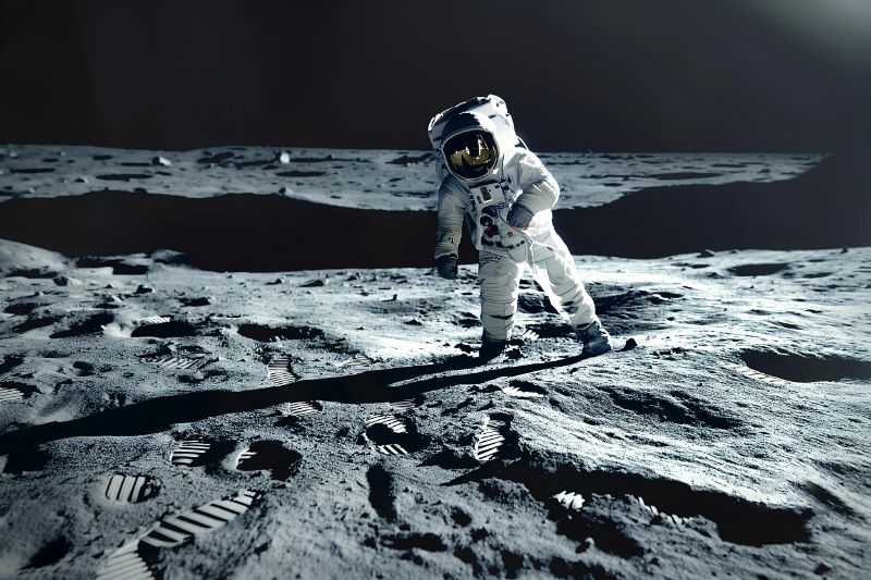 O homem não chegou à Lua