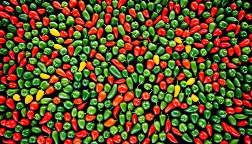 Pimentas mexicanas
