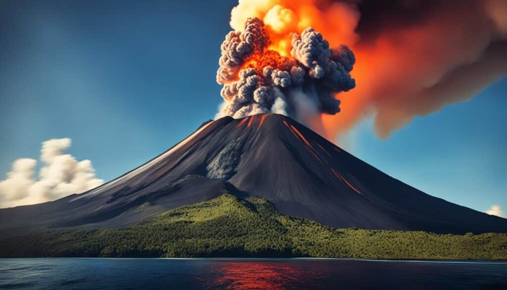erupção de 1883