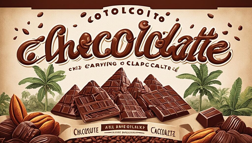 história do chocolate