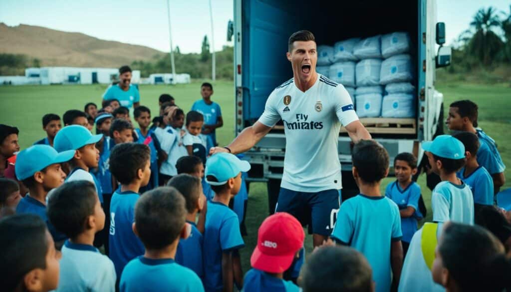 iniciativas filantrópicas de Cristiano Ronaldo