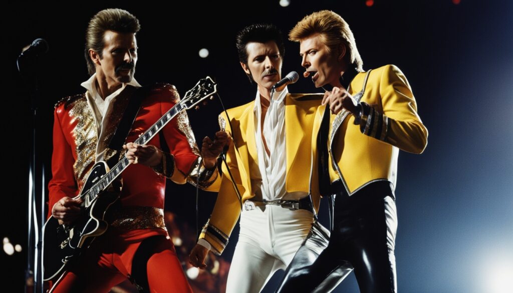 Freddie Mercury e David Bowie