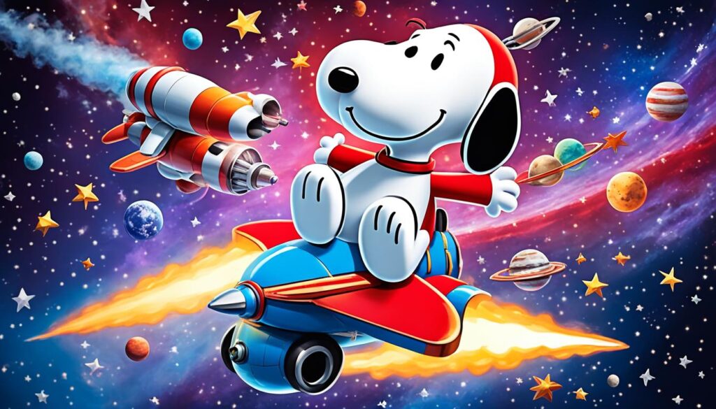 Snoopy no espaço