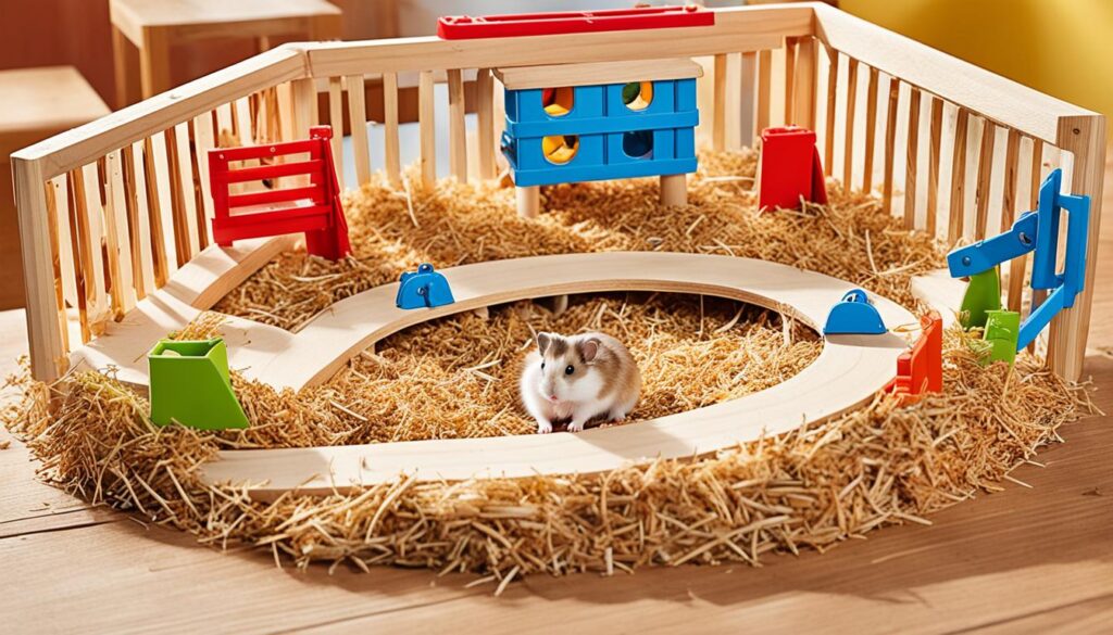 ambiente ideal para hamsters
