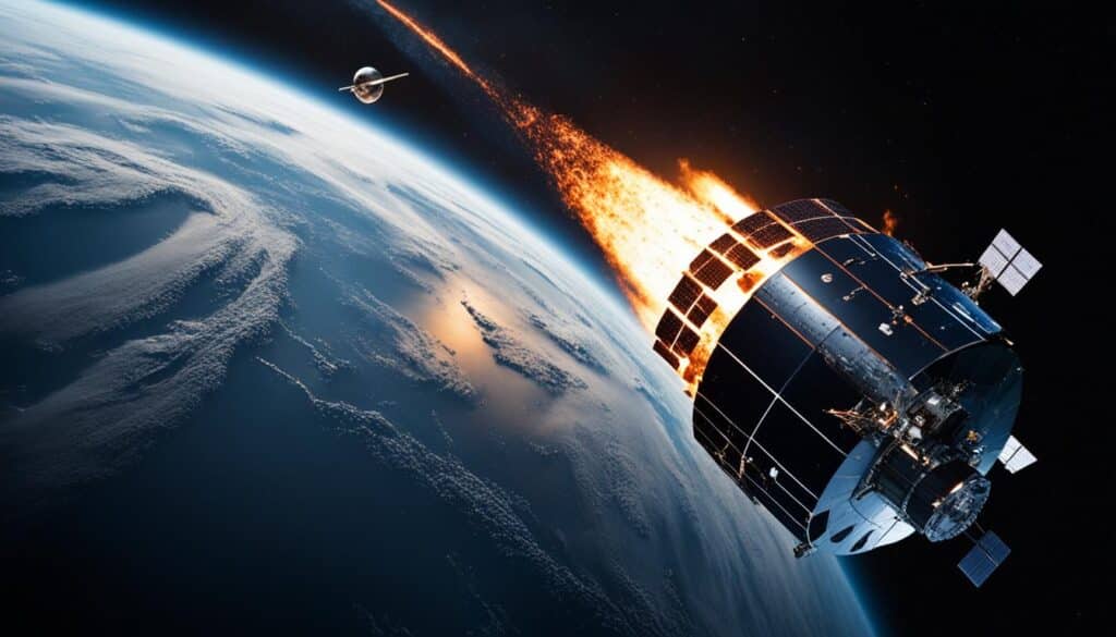 deorbitação de satélites