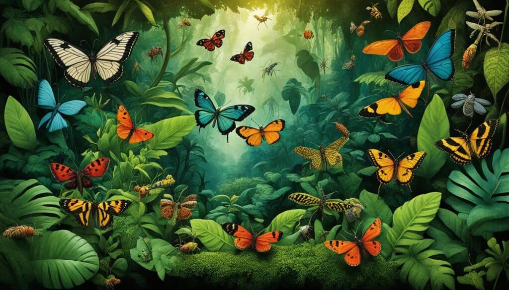 diversidade de insetos na Amazônia