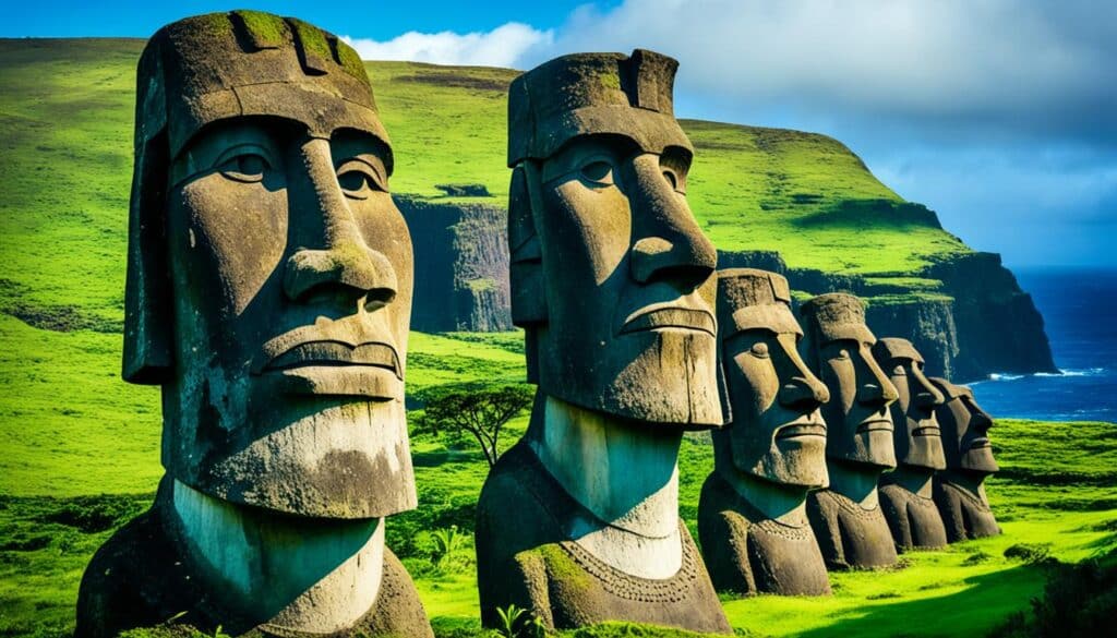 estátuas moai