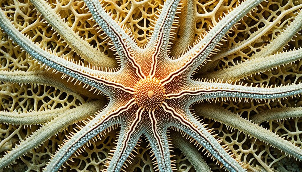 estrutura das estrelas do mar
