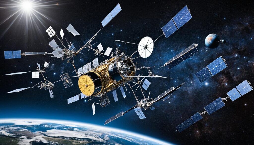 satélites de pesquisa