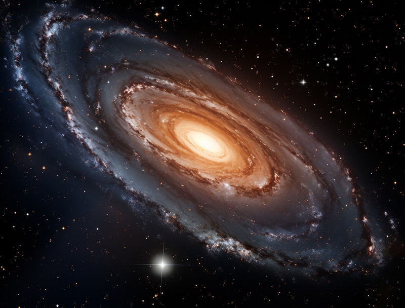 Forma Espiral da Galáxia
