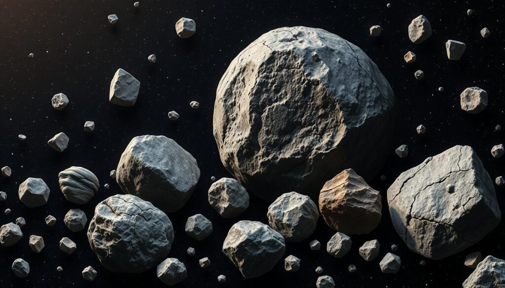 Tipos de Asteroides - Tamaños de Asteroides