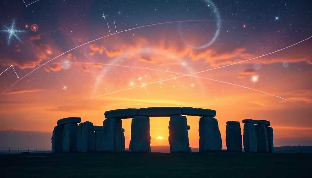 alinhamento astronômico de Stonehenge