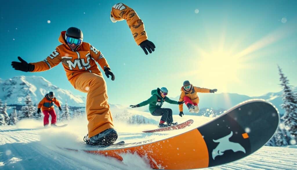 benefícios físicos do snowboarding