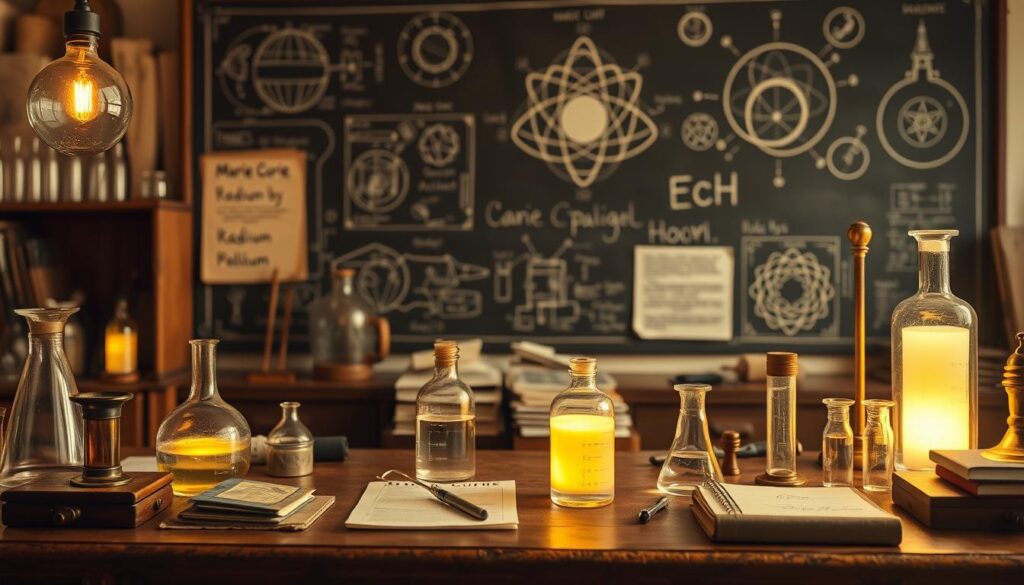 descobertas de Marie Curie
