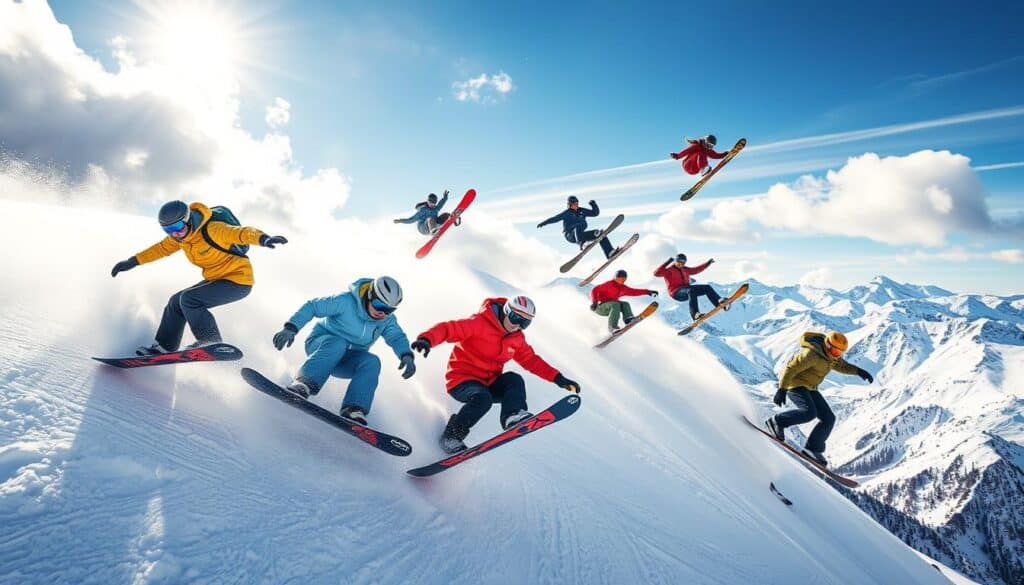 estrelas do snowboarding