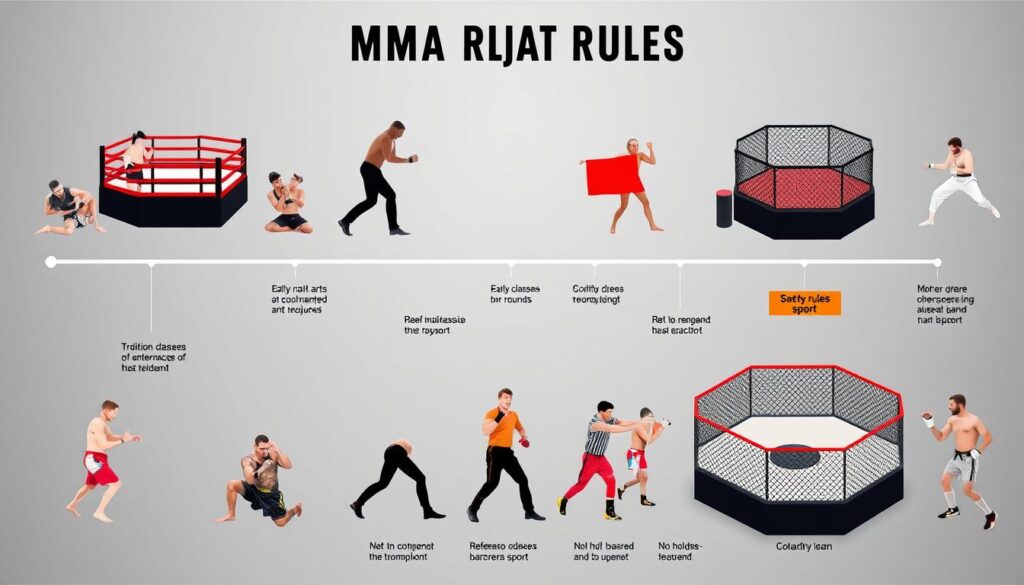 evolução das regras do MMA