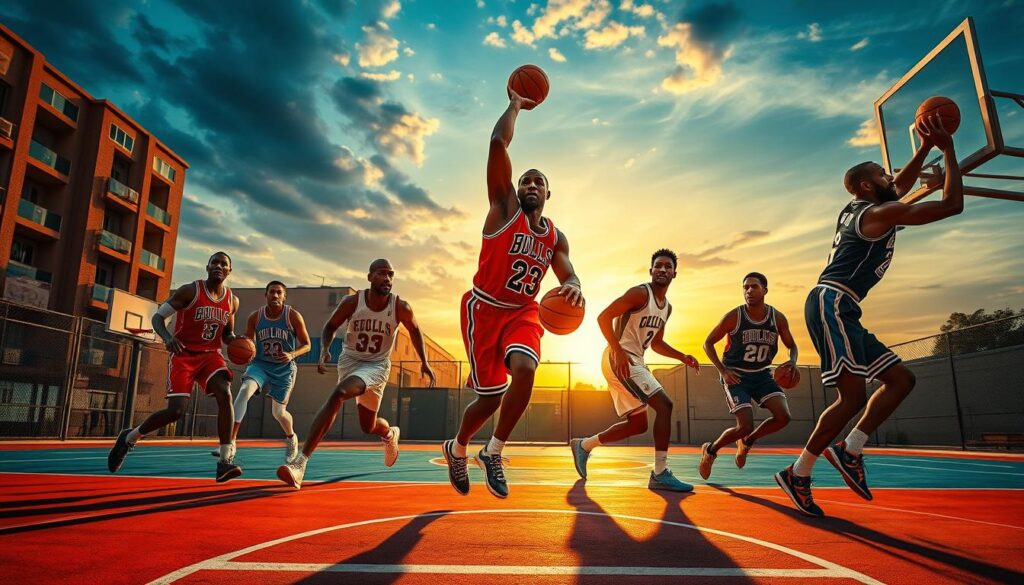 ícones do basquete