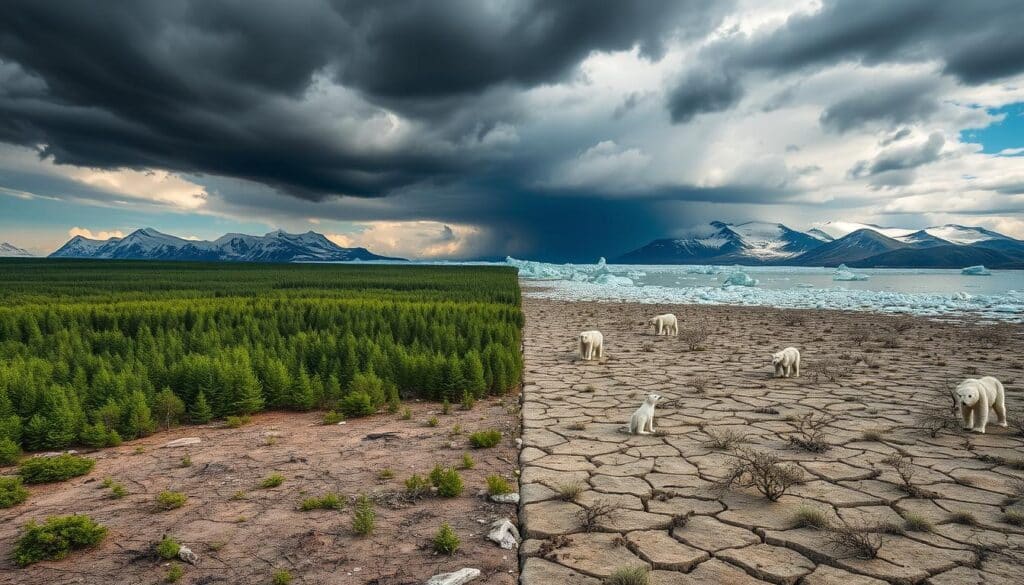 impactos das mudanças climáticas