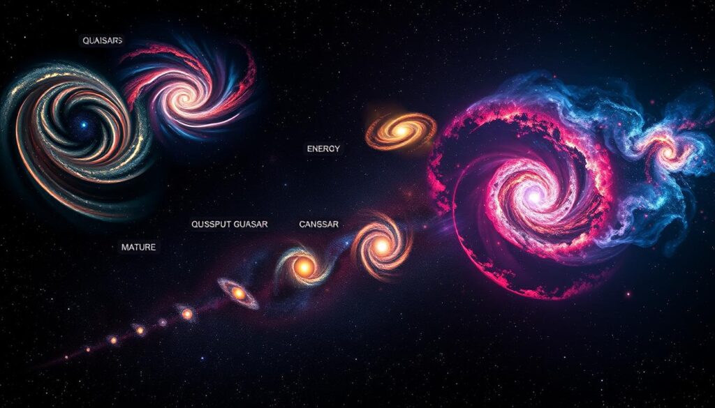 quasares evolução