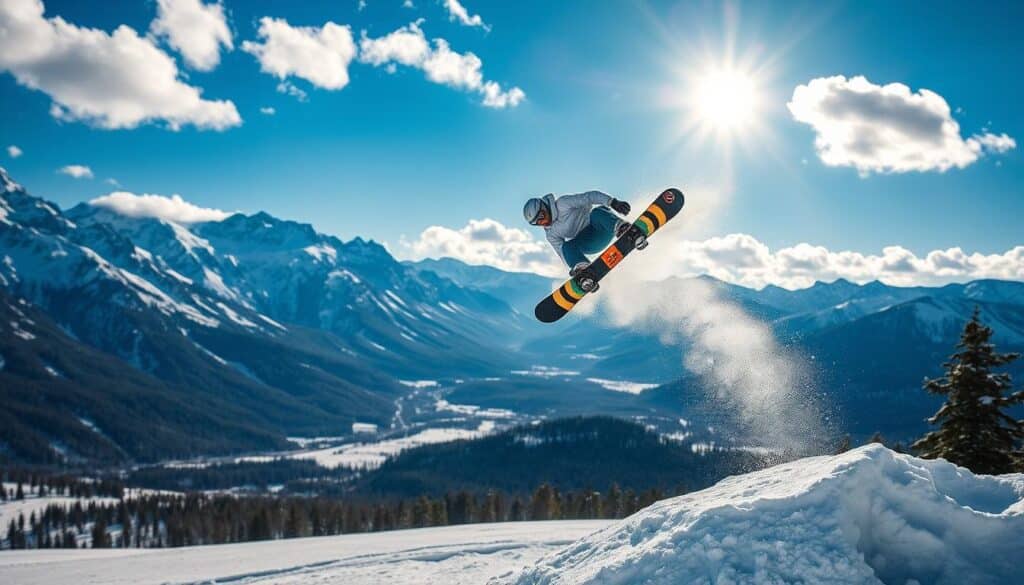 snowboarding freestyle