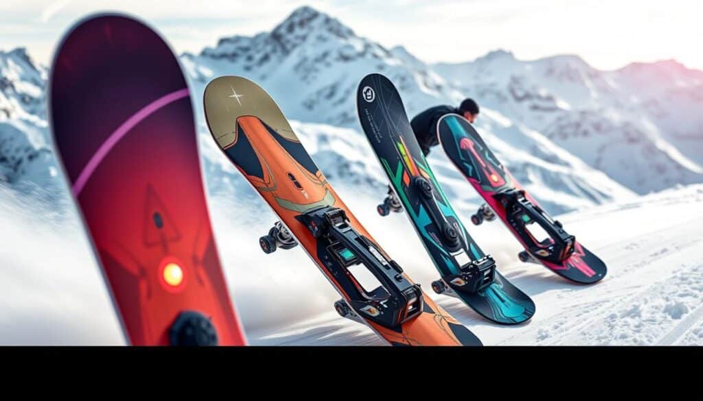tecnologia em pranchas de snowboarding