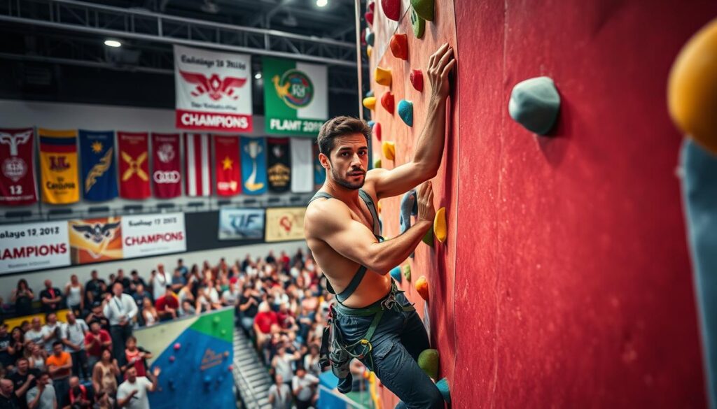 Cesar Grosso, campeonatos de escalada