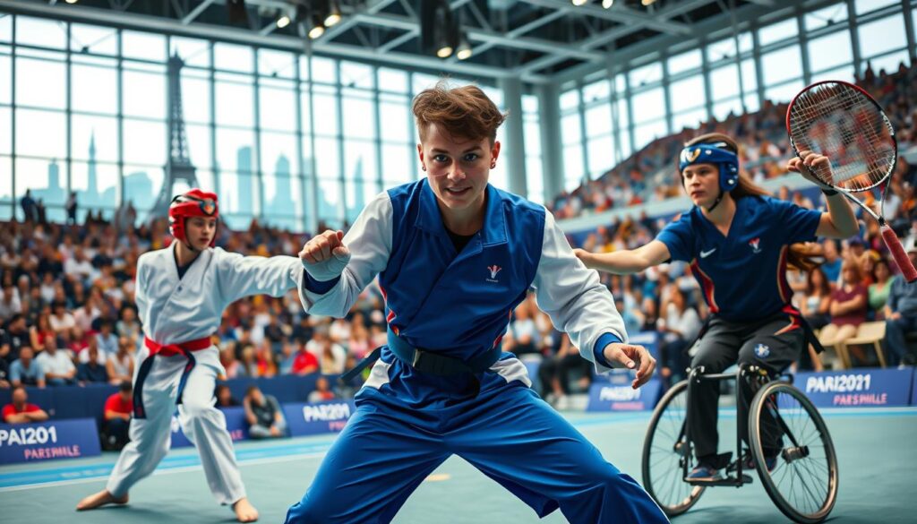 Parataekwondo e Parabadminton em Paris 2024