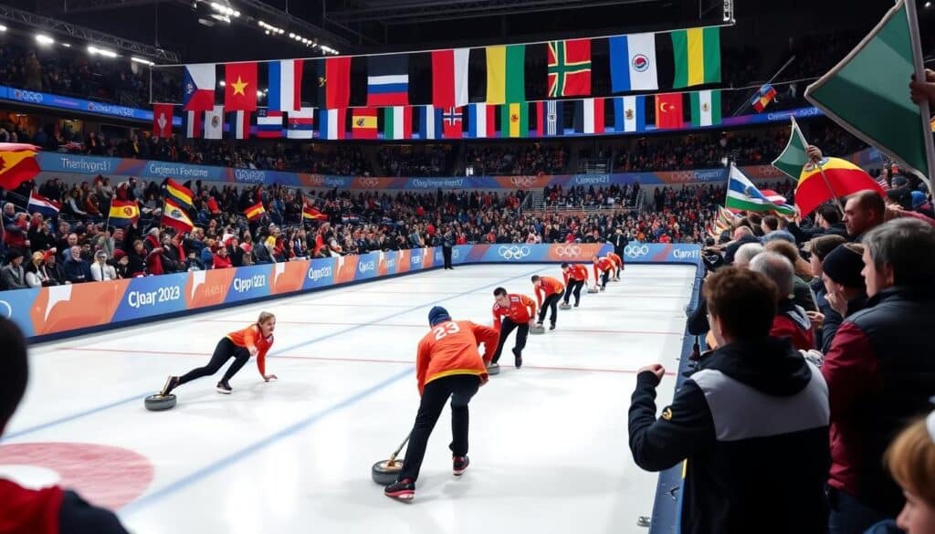 curling evento olímpico