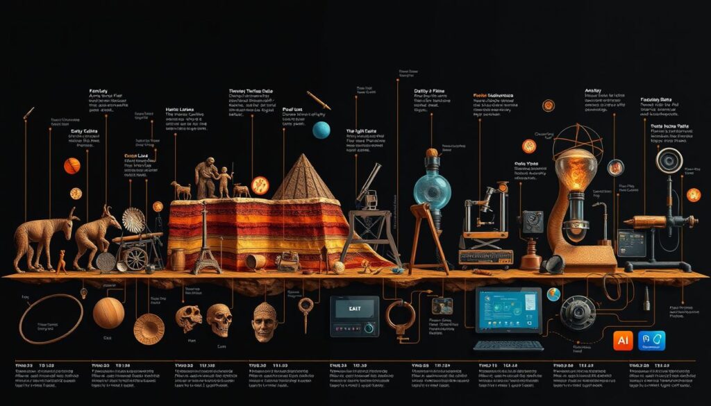 história das técnicas de datação