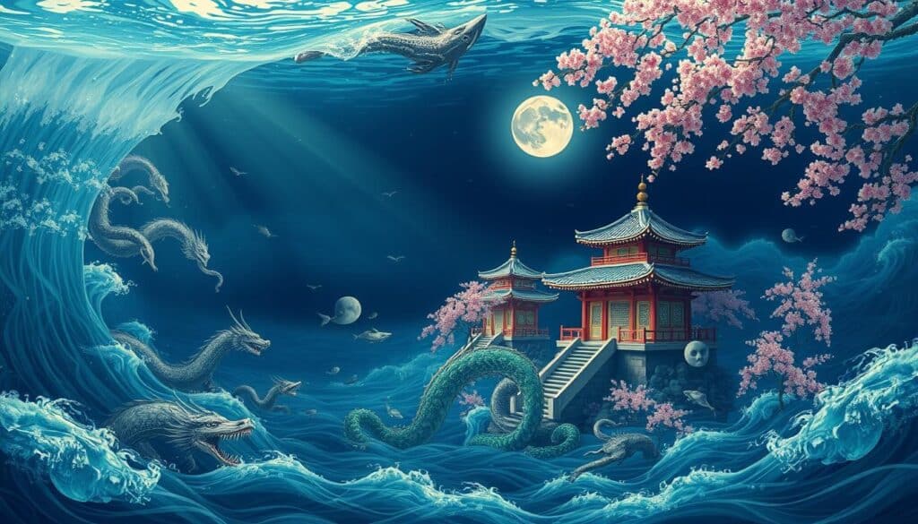 Mitologia japonesa e o Mar do Diabo
